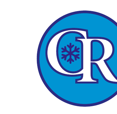 Logotipo circular de Congelados Robledo